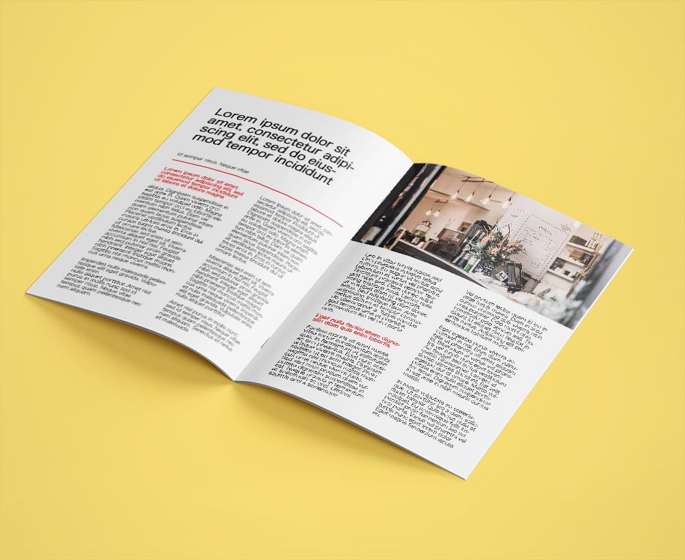 Printed A5 Stapled Brochure (Saddle Stitched)